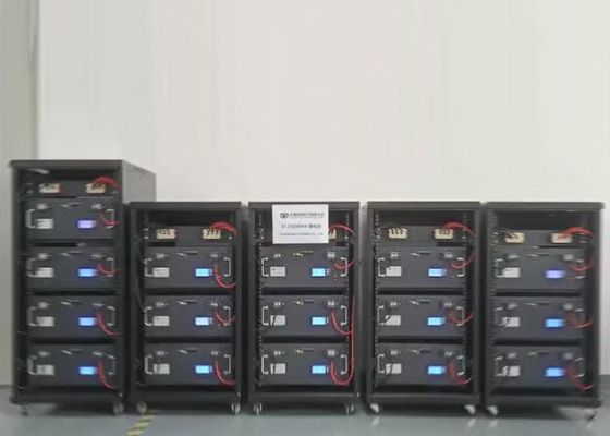 Batterie de phosphate de fer de lithium de support du serveur IP40 pour les systèmes commerciaux