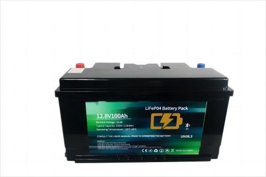 Batterie au lithium profonde du cycle LifeP04 de cv de cc 12.8V léger 100ah universelle