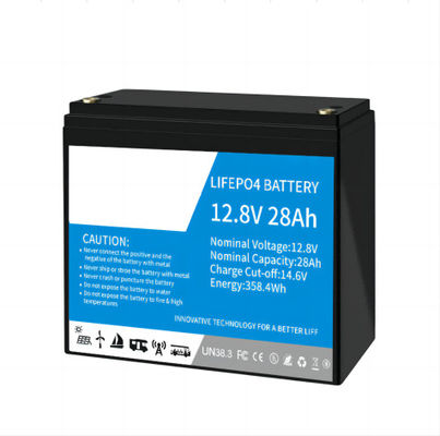 Batterie anti-déflagrante d'ion de lithium de NCM 12.8V 28AH pour le véhicule de trois roues