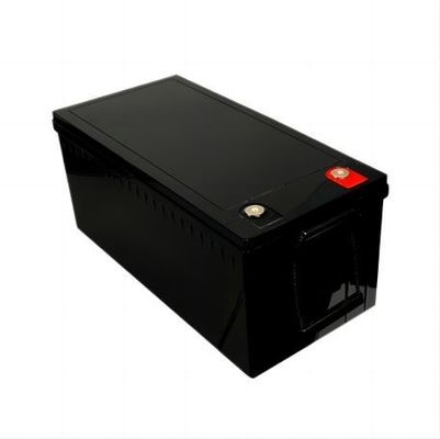 Puissance à haute production favorable à l'environnement 12.8V 220AH Matt Black avec la batterie au lithium des cellules LifeP04 de BYD pour le rv