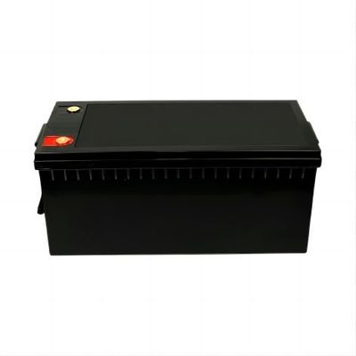 Puissance à haute production favorable à l'environnement 12.8V 220AH Matt Black avec la batterie au lithium des cellules LifeP04 de BYD pour le rv