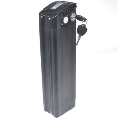 1500 paquet électrique en aluminium de vélo de noir portatif de la poignée 36V 10AH de durées de cycle avec la serrure sûre pour le vélo se pliant électrique