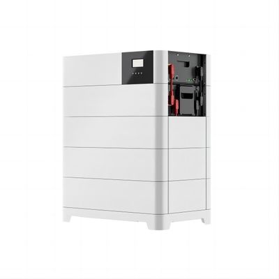 10KWH 20KWH 30KWH CE Système de stockage de batterie LifePO4 empilable Inverseur solaire à phase unique pour le système solaire
