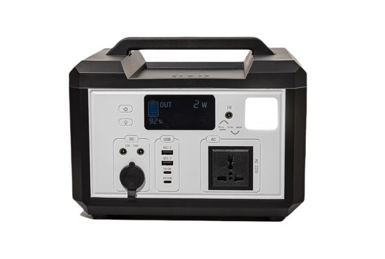 Longue durée de vie 220V 50HZ Station électrique de générateur portable à onduleur à sens unique avec lumière LED pour alimentation d'urgence