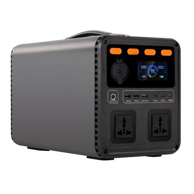 Recharge étanche à l'eau LifePO4 Batterie AC Fréquence un clic Conversion 50HZ à 60HZ Station électrique extérieure pour le camping