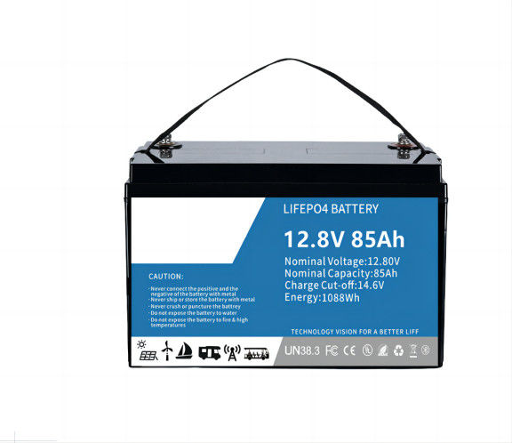 Batterie au lithium favorable à l'environnement de rechange LifeP04 de la haute performance 12.8V 85AH SLA construite dans BMS For Solar Light