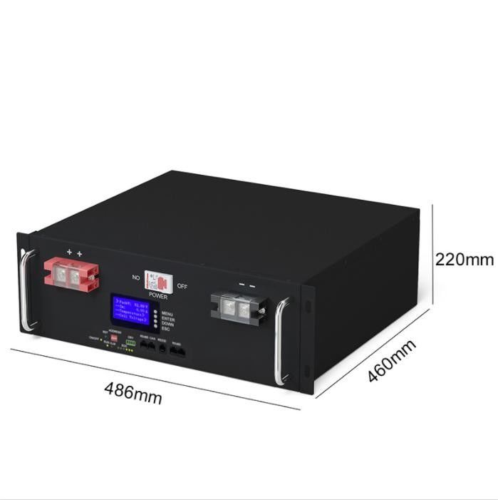 Châssis 26650 de la batterie au lithium de stockage d'énergie d'anti corrosion 3U pour l'hôpital
