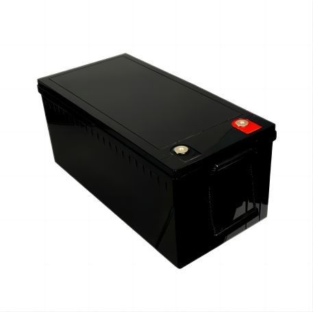 Puissance à haute production favorable à l'environnement 12.8V 220AH Matt Black avec la batterie au lithium des cellules LifeP04 de BYD pour le rv