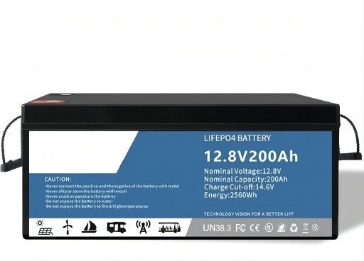 Paquet de batterie au lithium de BYD 12.8V 200AH Lifep04 avec l'affichage à cristaux liquides pour le chariot de golf
