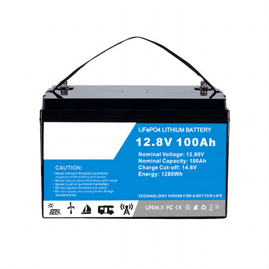 Lithium de la puissance élevée Lifep04 Ion Battery 100A avec le vélo de BMS For RV/Electric