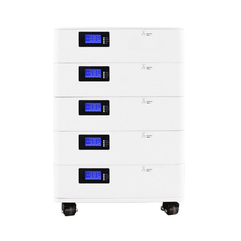 Bluetooth Inverseur solaire à trois phases contact sec LifePO4 Batterie 5KWH 10KWH Pour le système de stockage d'énergie solaire
