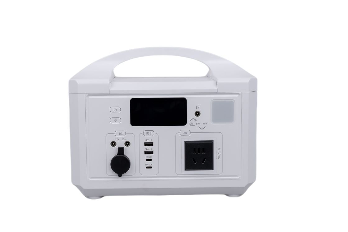 Paquet de batterie à l'épreuve de l'explosion Puissance de sortie super 600W Batterie lithium-ion rechargeable Station électrique portable pour le camping