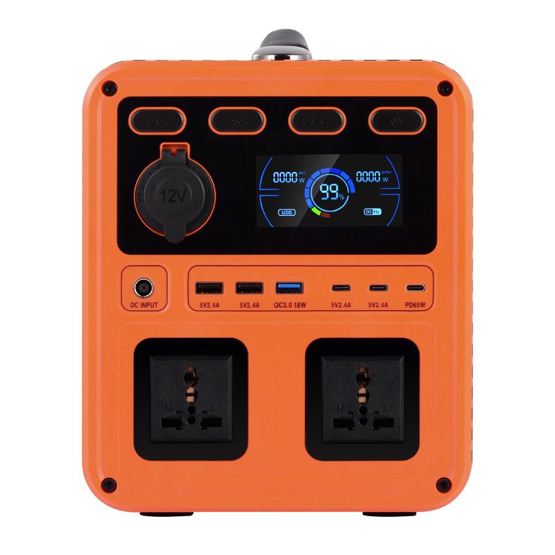 IP61 Puissance de sortie élevée DC 13V 1200W AC Switch QC3.0 Générateur d'énergie portable avec onduleur bidirectionnel pour la sauvegarde à domicile